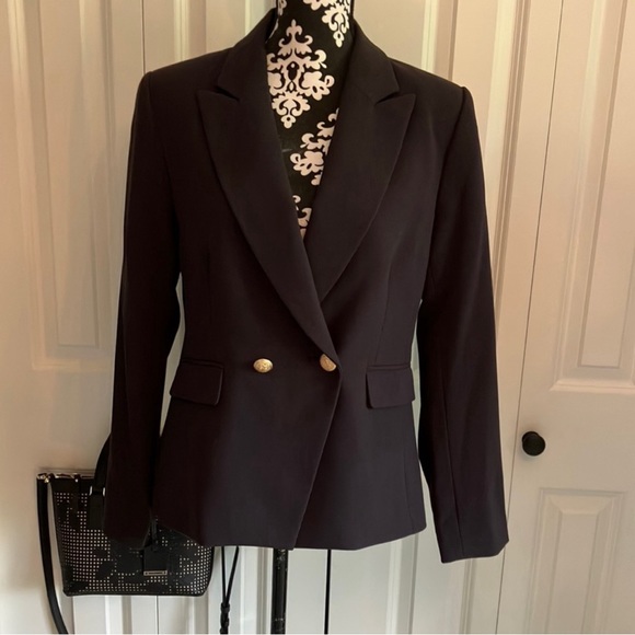 Tahari black double breasted blazer - Size 10 - Picture 1 of 12